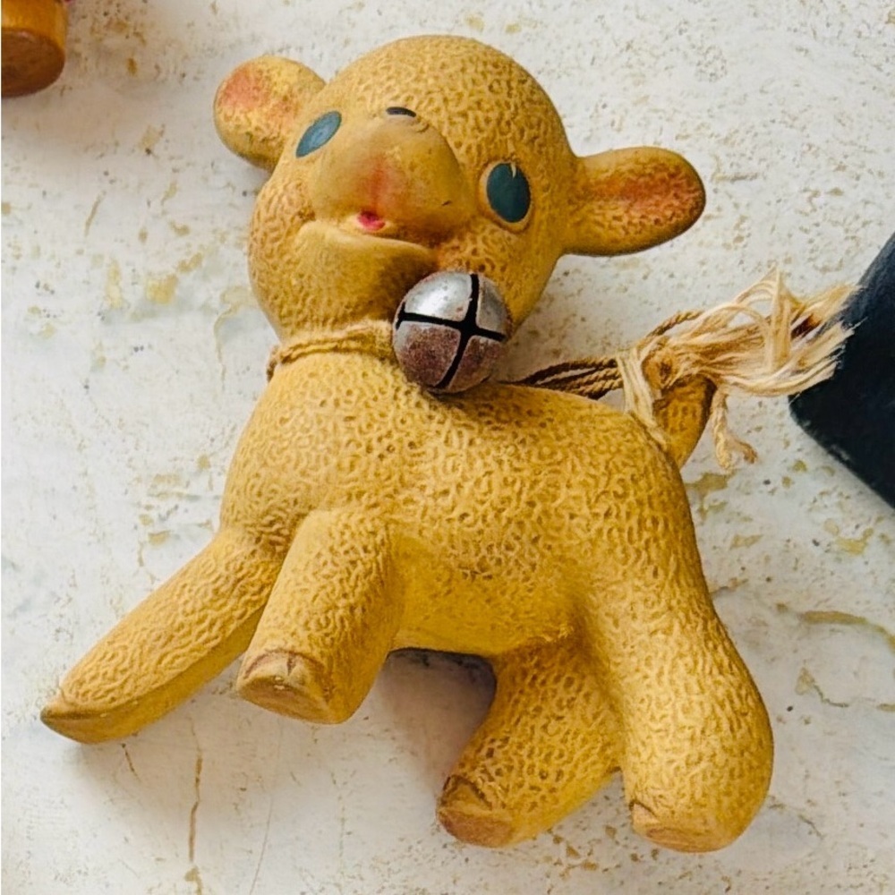 Vintage Wooden & Cloth Mid Century Toy Lot – Nursery Decor / Cottagecore – As Is - Picture 6 of 13